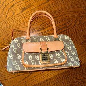 Dooney & Bourke Brown and Tan Satchel